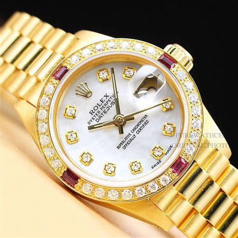 rolex vintage women|pre owned women's Rolex datejust.